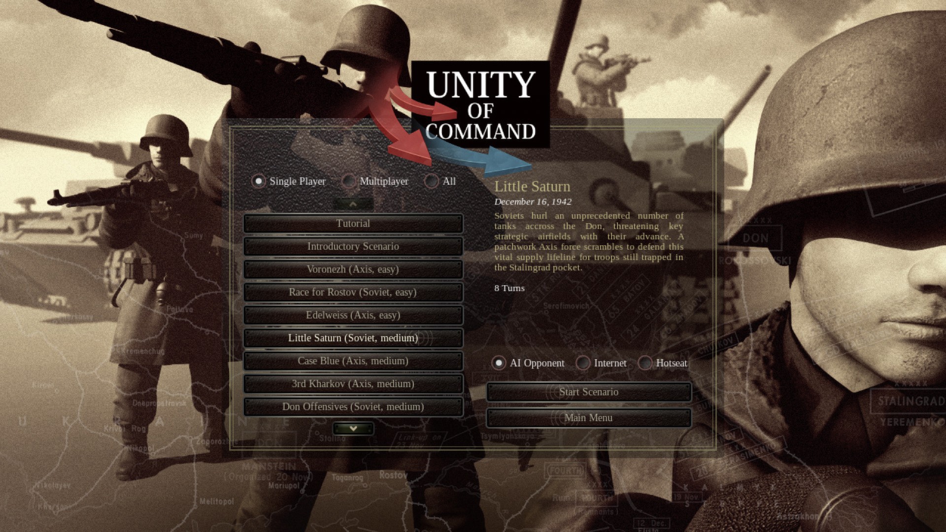 Unity of Command: Stalingrad Campaign (Steam key / ROW)
