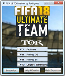 FIFA 18 TOR Чит Trainer for Ultimate Team