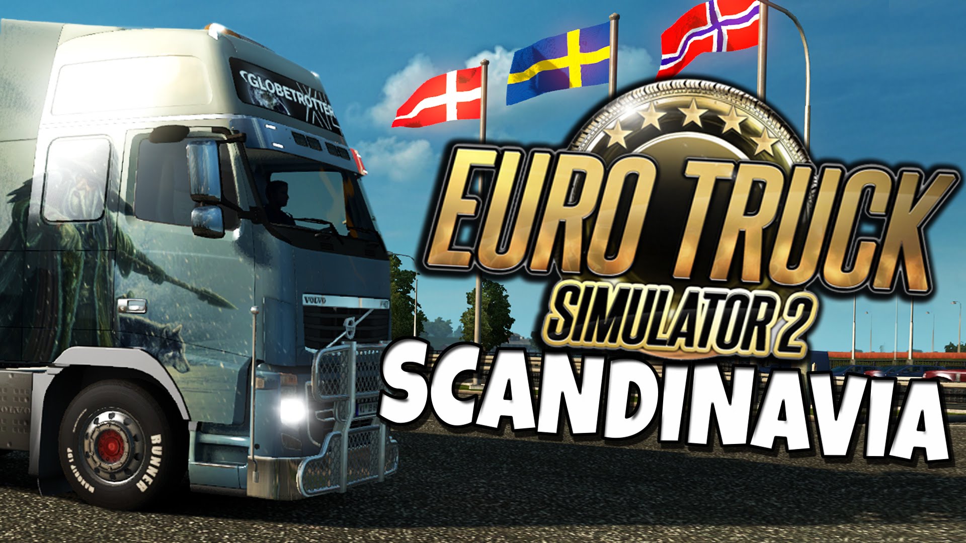 EURO TRUCK SIMULATOR 2 + 15 DLC + Truckers MP (Offline)