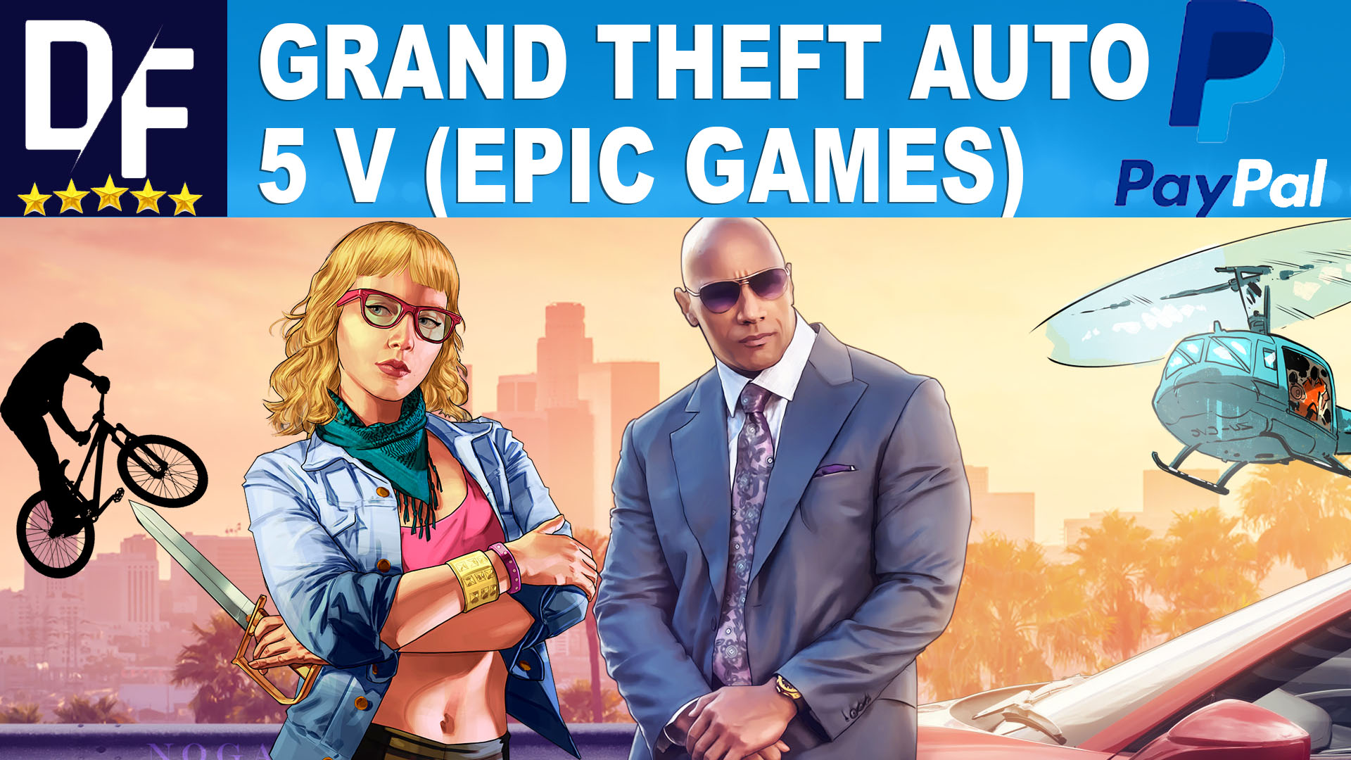 Buy Grand Theft Auto 5/GTA V [EPIC GAMES] 🌍GLOBAL cheap, choose from ...