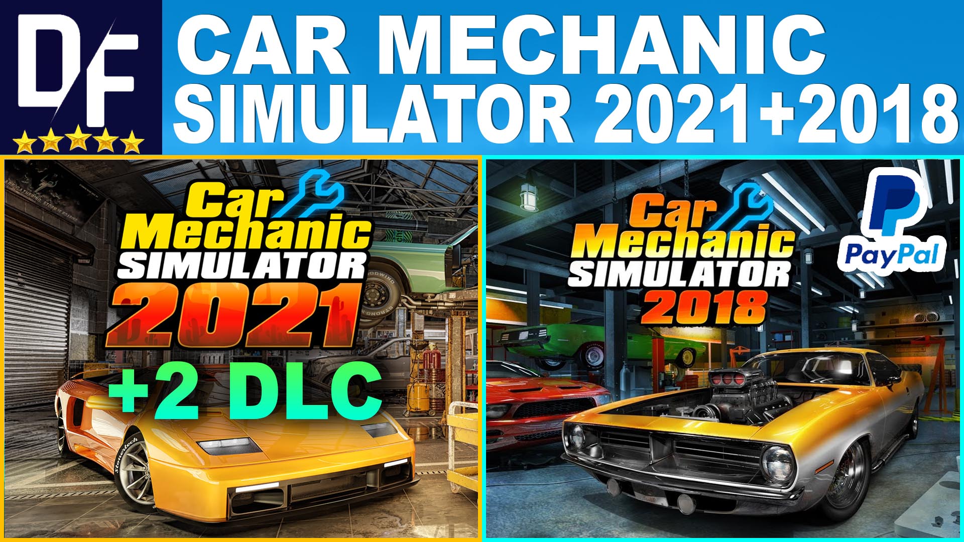 🧑🏻‍🔧Car Mechanic Simulator 2021+2DLC +CMS 2018/STEAM