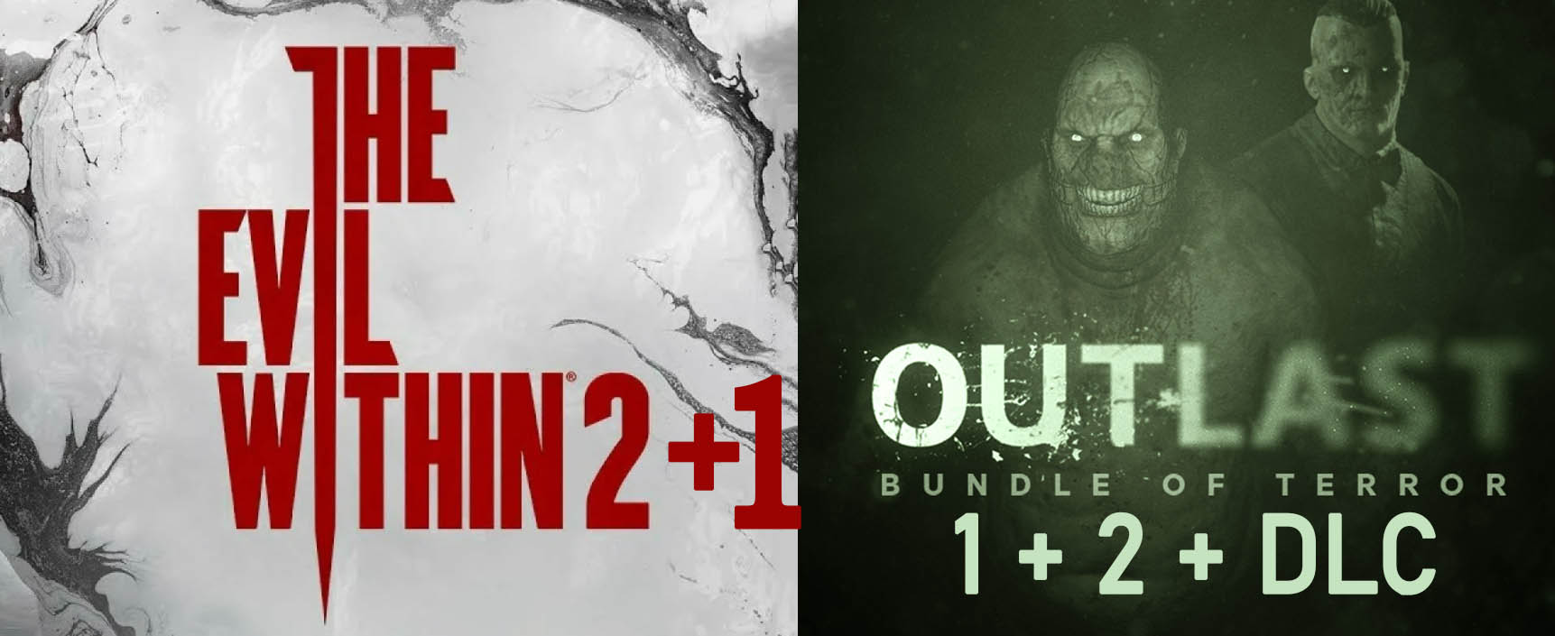 The Evil Within 2+1 + Outlast 1+2 + DLC (STEAM) Account