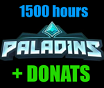 Paladins 1500 часов + ДОНАТ - ОНЛАЙН**STEAM Аккаунт