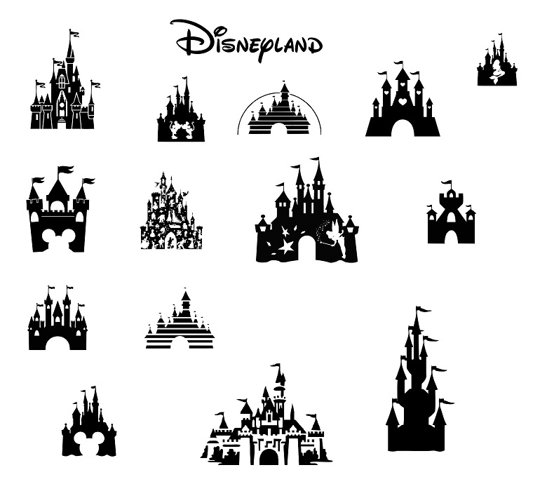Disney Castle svg,cut files,silhouette clipart,vinyl fi. информация о прода...