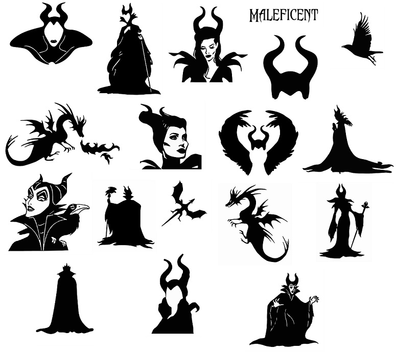 Купить Maleficent svg,cut files,silhouette clipart,vinyl files и скачать.