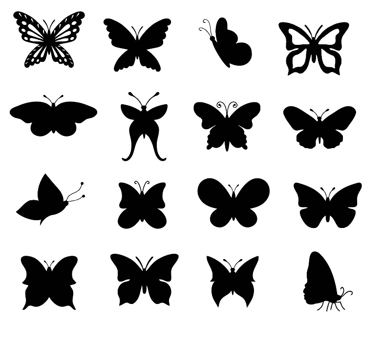 Butterfly svg,cut files,silhouette clipart,vinyl files,