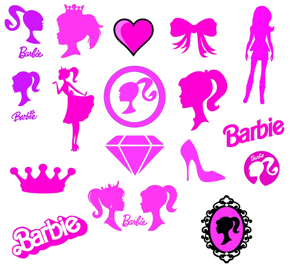 Barbie svg,cut files,silhouette clipart,vinyl files,vec. информация о прода...