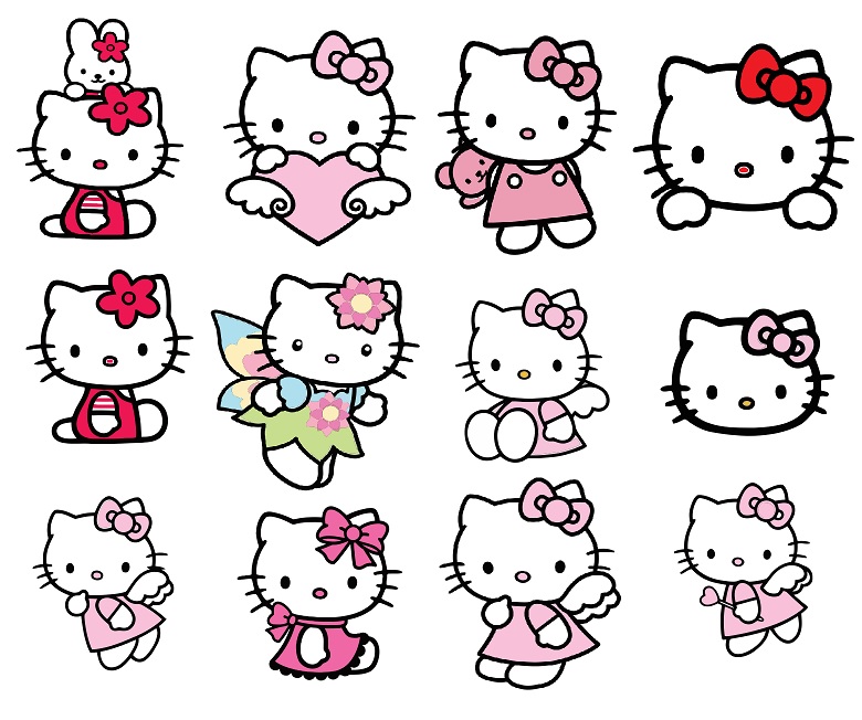 Buy Hello Kitty svg,cut files,silhouette clipart,vinyl file cheap