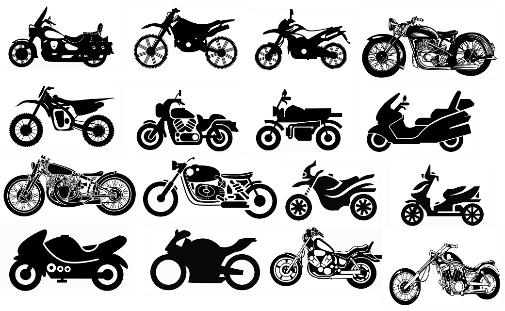 Motorcycle svg,cut files,silhouette clipart,vinyl files