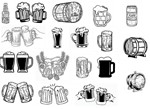 Beers svg,cut files,silhouette clipart,vinyl files,vect
