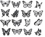 Butterfly svg,cut files,silhouette clipart,vinyl files,
