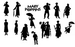 Mary Poppins svg,cut files,silhouette clipart,vinyl fil