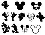 Mickey mouse svg,cut files,silhouette clipart,vinyl fil