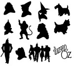 Wizard of Oz svg,cut files,silhouette clipart,vinyl fil