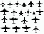 Airplane svg,cut files,silhouette clipart,vinyl files,v