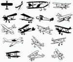 Airplane 2 svg,cut files,silhouette clipart,vinyl files