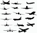 Airplane 3 svg,cut files,silhouette clipart,vinyl files