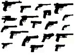 Gun svg,cut files,silhouette clipart,vinyl files,vector