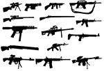Gun 2 svg,cut files,silhouette clipart,vinyl files,vect