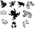 Frog svg,cut files,silhouette clipart,vinyl files,vecto