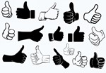 Like Hand Sign svg,cut files,silhouette clipart,vinyl f