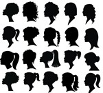 Women Head svg,cut files,silhouette clipart,vinyl files