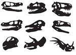 Dinosaur Skull svg,cut files,silhouette clipart,vinyl f