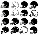 Football Helmet svg,cut files,silhouette clipart,vinyl