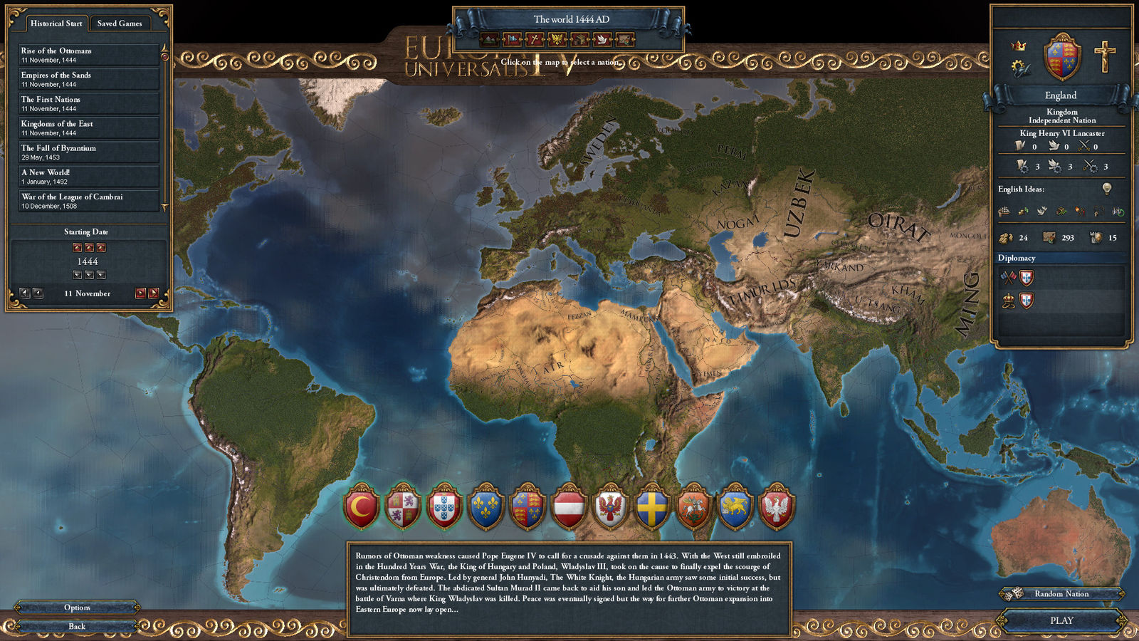 EUROPA UNIVERSALIS IV 4 (STEAM) INSTANTLY + GIFT