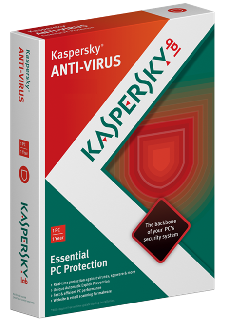Kaspersky Anti-Virus (2013) 2 pcs for 1 year + DISCOUNTS