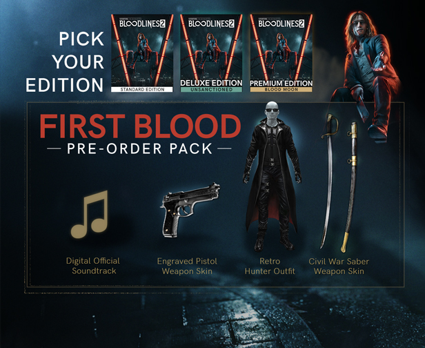 VAMPIRE: THE MASQUERADE BLOODLINES 2 BLOOD MOON + БОНУС