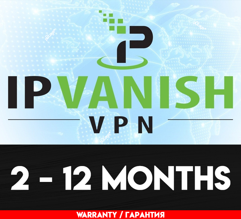 Скриншот IPVanish VPN l Подписка от 2 - 12 месяцев l ГАРАНТИЯ