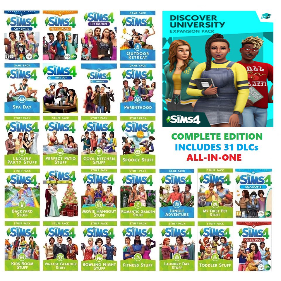 sims 4 all expansions free download