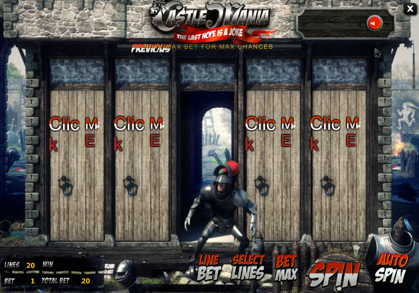 BetSoft Gaming Castle game for the casino + source cod