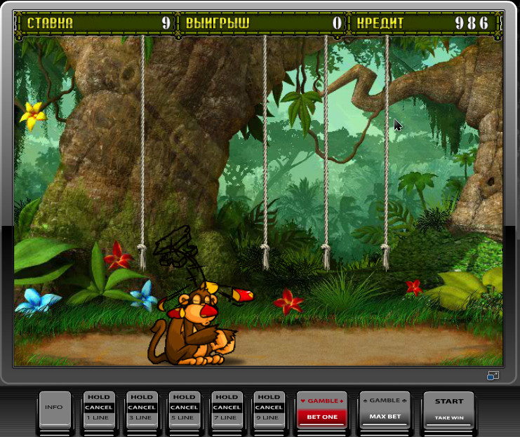 Crazi Monkey2 graphics, sound original game for casino