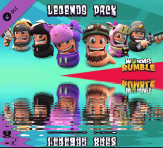 ✅Worms Rumble - Legends Pack DLC ⭐Steam\RegionFree\Key⭐