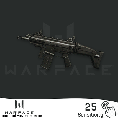 Macro on SCAR-L PDW for WarFace | 25 (ЛКМ)