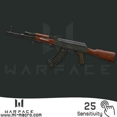 Macro on AK-47 for the game WarFace | 25 (ЛКМ)