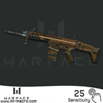 Макрос на FN SCAR‐H для игры WarFace | 25 (ЛКМ)
