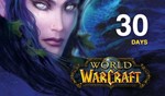 WORLD OF WARCRAFT 30 DAYS TIME CARD (RU/EU)+WOW CLASSIC