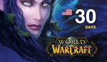 WORLD OF WARCRAFT 30 DAYS TIME CARD (US) + WOW CLASSIC