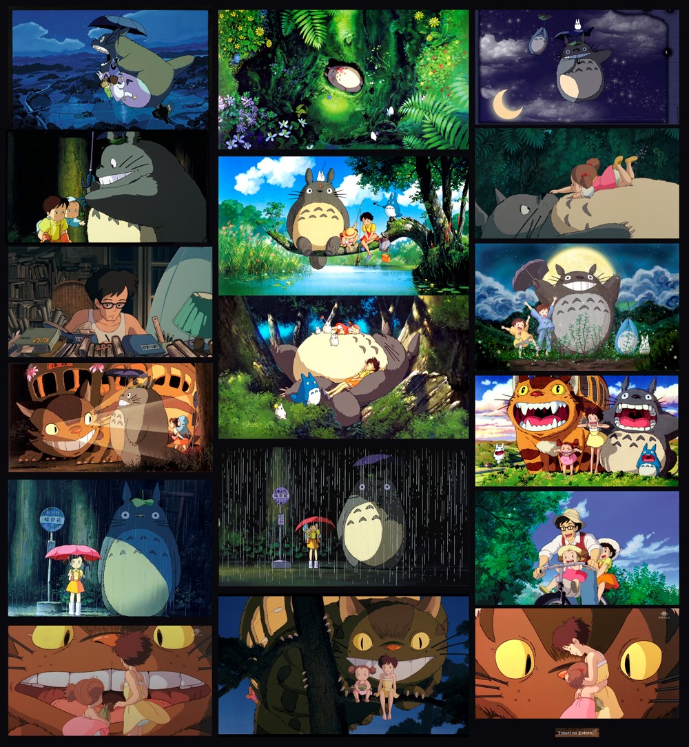 File collage - wall-paper "Totoro"