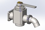 Кран сливной МЧ00.03.00.00 solidworks