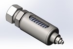 Клапан предохранительный МЧ00.05.00.00 solidworks