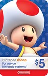 Nintendo eShop Gift Card $5 - Switch / Wii U / 3DS