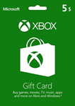 Xbox Microsoft 5$ USD (USA) Gift Card