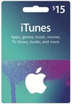 ITUNES GIFT CARD $15 USD USA Gift Card