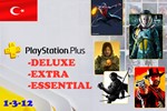 🎮 PS PLUS Deluxe🔸Extra 1-3-12 mths Turkey