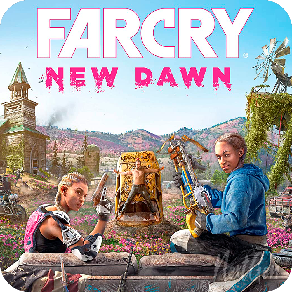 New dawn отзывы. Far Cry New Dawn. Far Cry New Dawn Xbox one обложка. Far Cry far Cry New Dawn. Фар край новый рассвет.