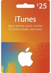 ITUNES GIFT CARD 25 USD USA